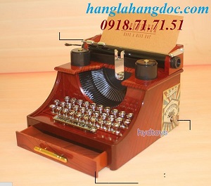 Hộp nhạc máy đánh chữ cổ điển độc đáo