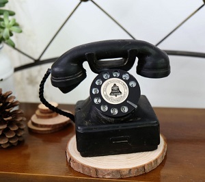 Mô hình điện thoại để bàn quay số, decor vintage độc đáo TaTel-C1