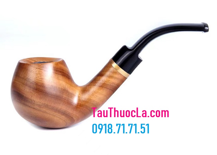 Tẩu thuốc Sherlock Holmes gỗ đàn hương DH-780 Apple Bent