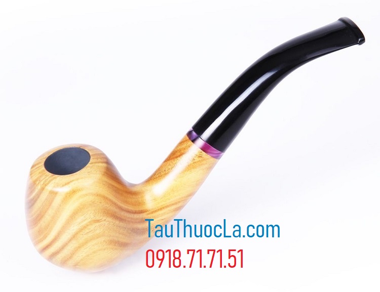 Tẩu pipe DHZ-661 gỗ đàn hương hút thuốc lá sợi