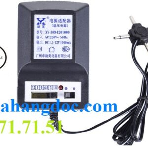 Adapter 309 chuyển đổi dòng điện AC (110-220V) sang DC 1,5-12V 1A