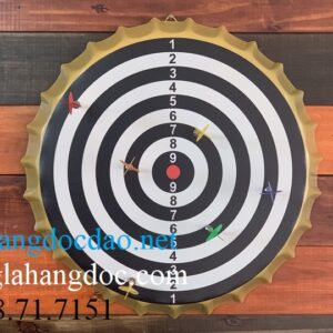Bảng phi tiêu nam châm siêu hít 40cm hình nắp ve khổng lồ (mẫu số 2)
