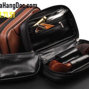 Bao da PU đa dụng đựng tẩu Old Fox/ Pedestrian 4 ngăn