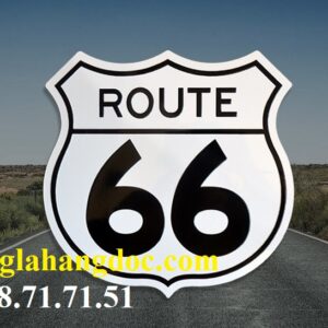 Biển báo hiệu dập nổi đường cao tốc Route 66 huyển thoại & kinh điển