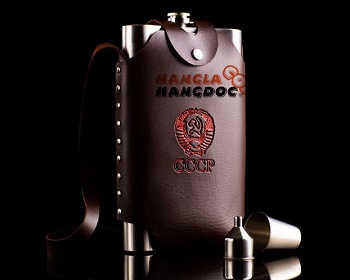 Bình đựng rượu inox Hip Flask CCCP 64 oz (2 lít)