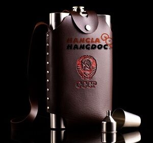 Bình đựng rượu inox Hip Flask CCCP maximum size 64 oz