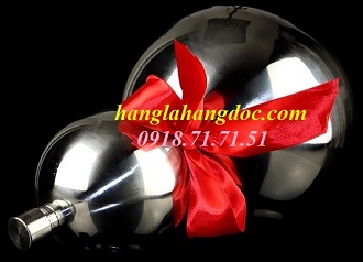 Bình hồ lô inox đựng rượu 2 lít