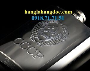 Bình inox CCCP 48oz (1.5L) bao da rời, dập nổi logo CCCP