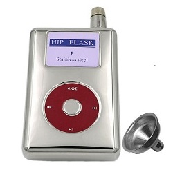 Bình inox đựng rượu mini 4oz (120ml) hình Ipod độc lạ