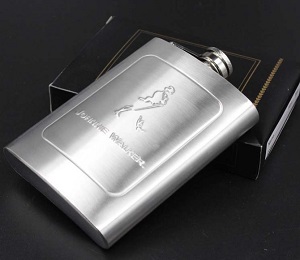 Bình inox mini bỏ túi Hip Flask 8oz (240ml), logo Johnnie Walker