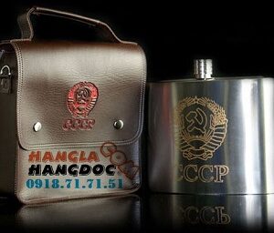 Bình rượu inox CCCP 88oz (2.6L) kiểu cặp táp, cao cấp