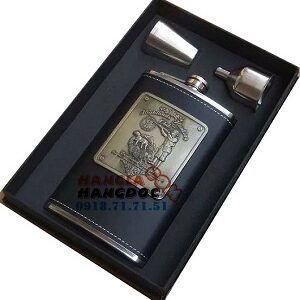 Bình rượu thợ săn nguyên bộ 10oz