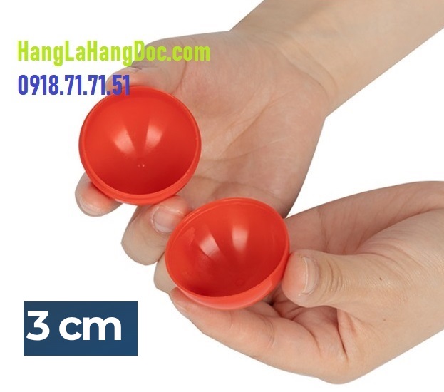 Bộ 100 bóng mở đôi 3cm nhét thăm trúng thưởng