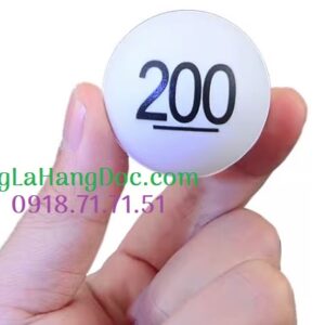 Bộ 200 banh đánh số 4cm (1-200) cho lồng quay xổ số