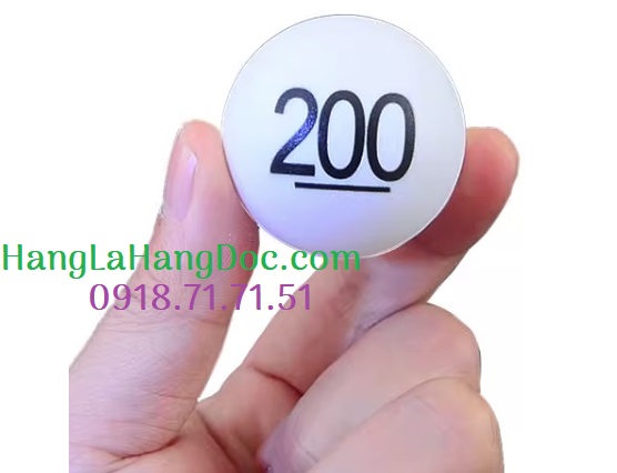 Bộ 200 banh đánh số 4cm (1-200) cho lồng quay xổ số