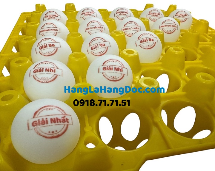Bộ 5 bóng 4cm in UV quay giải thưởng cho lồng cầu xổ số