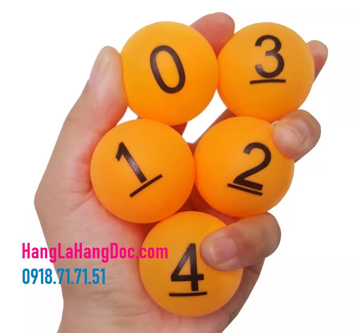 Bộ 50 banh đánh số (1-50) 4cm cho máy quay xổ số