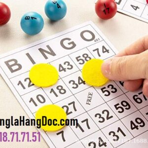 Bộ 60 tờ giấy vé dò lô tô (loại dày) | Bingo game