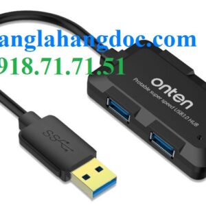 Bộ chia 4 cổng usb 3.0 Onten chính hãng 5Gbps (Usb 3.0 hub 4 port)