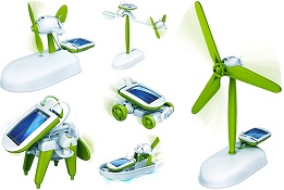 Bộ lắp ráp robot thế hệ 1 (6 in 1) – Solar Robot Kit version 1