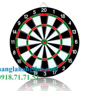 Bộ phóng phi tiêu gỗ 2 mặt (trung) 15 inches (đk 36cm, dày 1cm)