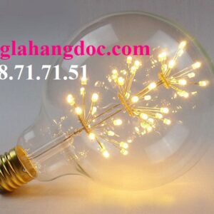 Bóng đèn Filament led pháo hoa G95 E27 220V – 3W Retro style