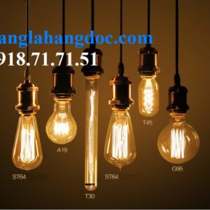 Bóng đèn điện sợi wolfram Edison vintage T185 E27 220V-40W