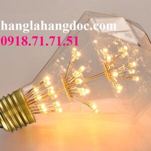 Bóng đèn led thông Noel Edison G125 hình kim cương 3W