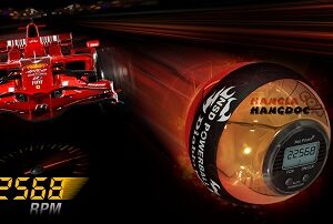 Bóng quay tay tăng trọng POWER BALL có đồng hồ, có đèn