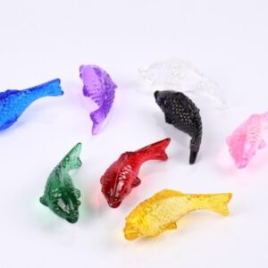 Cá chép pha lê trang trí phong thủy độc đáo mini (dài 5cm)