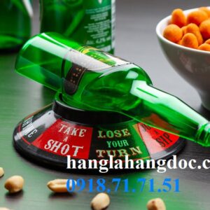 Chai bia quay vòng uống rượu theo mệnh lệnh