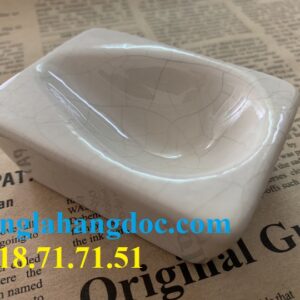 Chân đế đặt tẩu dunhill hút thuốc lá sợi bằng sứ hình vuông