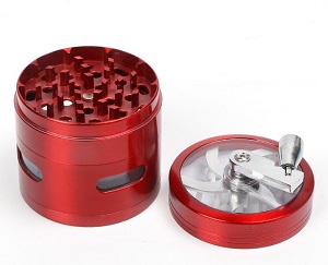 Cối xay thảo dược, thuốc lá sợi có tay cầm đường kính 55mm