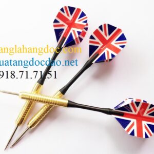 Combo 3 cây phi tiêu nhọn thân nhựa dẻo cờ Anh Mỹ