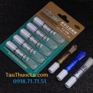Combo 5 đầu lọc YJ-120 vệ sinh tái dụng cho điếu lớn, trung & esse