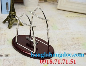 Con lắc Newton khung chữ A V8 (14x23x18cm)