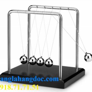 Con lắc Newton khung thép cỡ trung (13x11x14cm) GV2 đế bằng gỗ