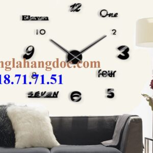 DIY Clock 360 độ version 6 dán tường tự tạo phong cách (cỡ đại)