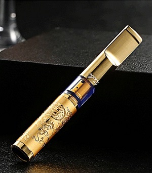 Đầu lọc kép thuốc lá ZB 337-RO cho 3 cỡ điếu, chạm rồng nổi