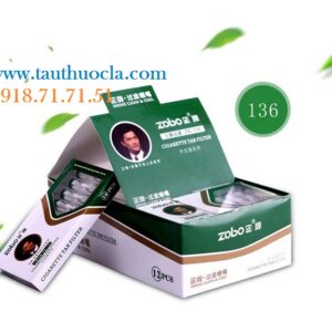 Đầu lọc khói thuốc lá dùng 1 lần cho điếu trung ZB-136