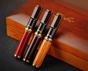 Đầu lọc thuốc lá điếu lớn, trung & nhỏ ZB 220 thân gỗ đàn hương/ mun/ cẩm lai