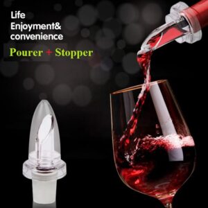 Đầu rót & nắp đậy chai rượu kín hơi cho chai thủy tinh v2
