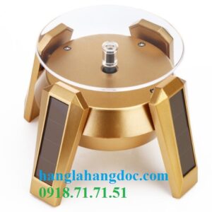 Đế xoay UFO năng lượng mặt trời 360 độ version 5 (có đèn led)