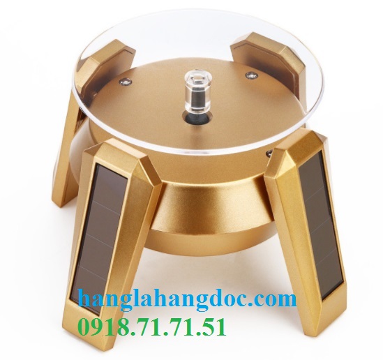 Đế xoay UFO năng lượng mặt trời 360 độ version 5 (có đèn led)