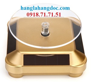 Đế xoay trưng bày năng lượng mặt trời vuông (không đèn led) version 2