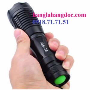 Đèn pin XML T6 siêu sáng UltraFire E6 zoom kéo