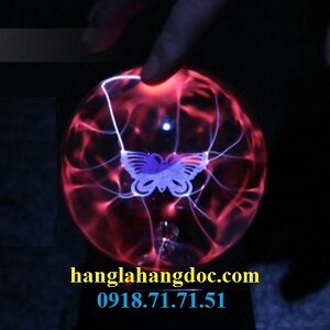 Đèn plasma ma thuật trụ bươm bướm trang trí độc đáo