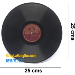 Đĩa than vinyl 25cm decor vintage phòng thu âm, quán cafe