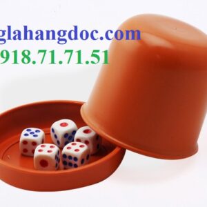 Đồ chơi lắc xí ngầu (5 xúc xắc) bộ nhỏ V1