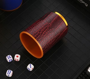 Đồ chơi lắc xí ngầu bọc da version 3 cao cấp